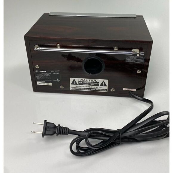 2005 Curtis AM/FM Radio Model RCD3815 Retro Design Excellent Working Condition D - Picture 6 of 6